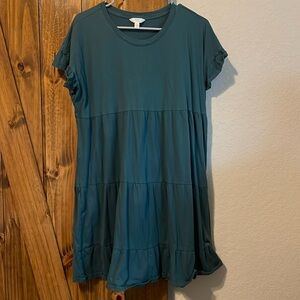 Cotton green dress